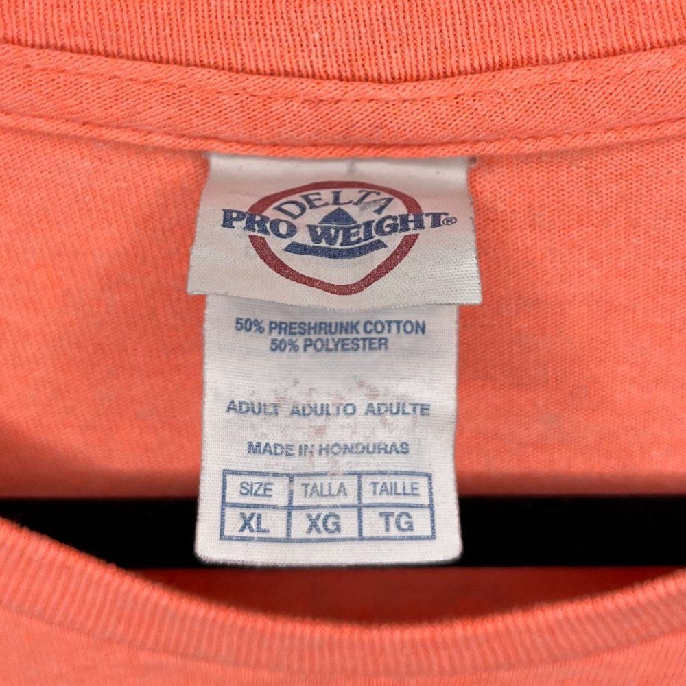 Newport Beach, CA Surfboard Balboa Pink Tee Shirt SIze Extra Large - Picture 3 of 3